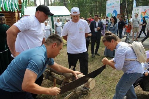 Новошешминцы на Сабантуе в Казани