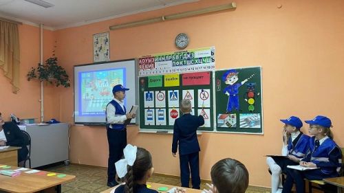 Юные пешеходы Новошешминской школы дали клятву безопасности