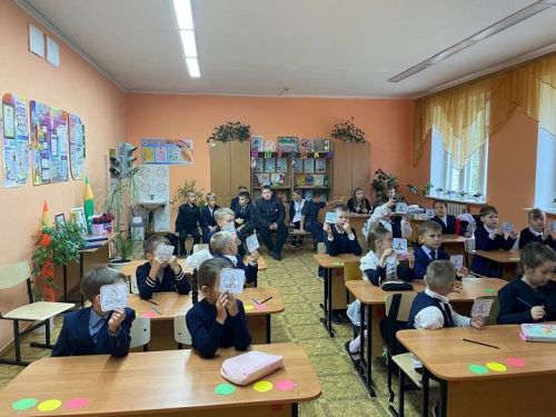 Юные пешеходы Новошешминской школы дали клятву безопасности