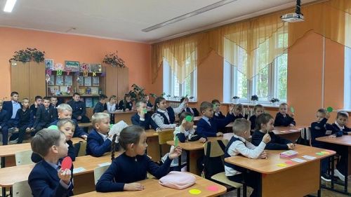 Юные пешеходы Новошешминской школы дали клятву безопасности