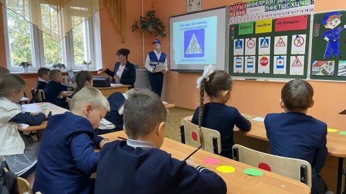 Юные пешеходы Новошешминской школы дали клятву безопасности