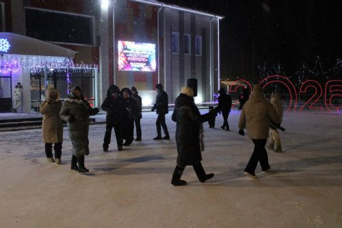 Новогоднее веселье не испугалось метели!