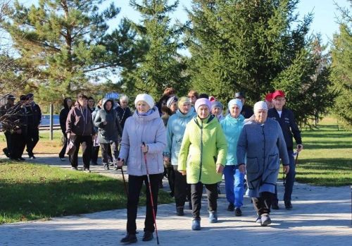 В Новошешминске прошла акция «10000  шагов» и спартакиада «Третий возраст» (фоторепортаж)