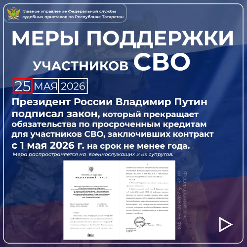 Новые меры поддержки участников СВО: расширены возможности списания просроченных кредитных обязательств