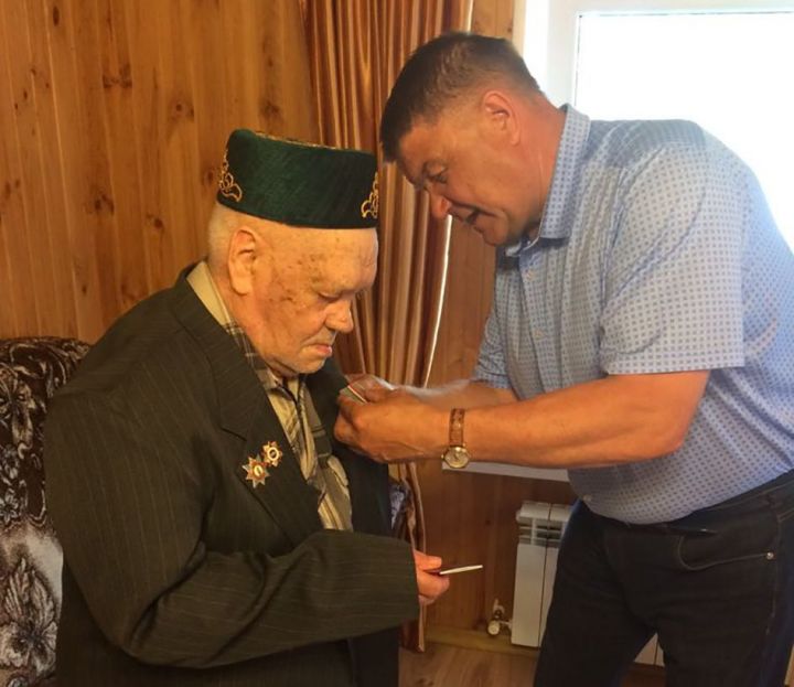 Еще одному Новошешминскому ветерану вручили  медаль
