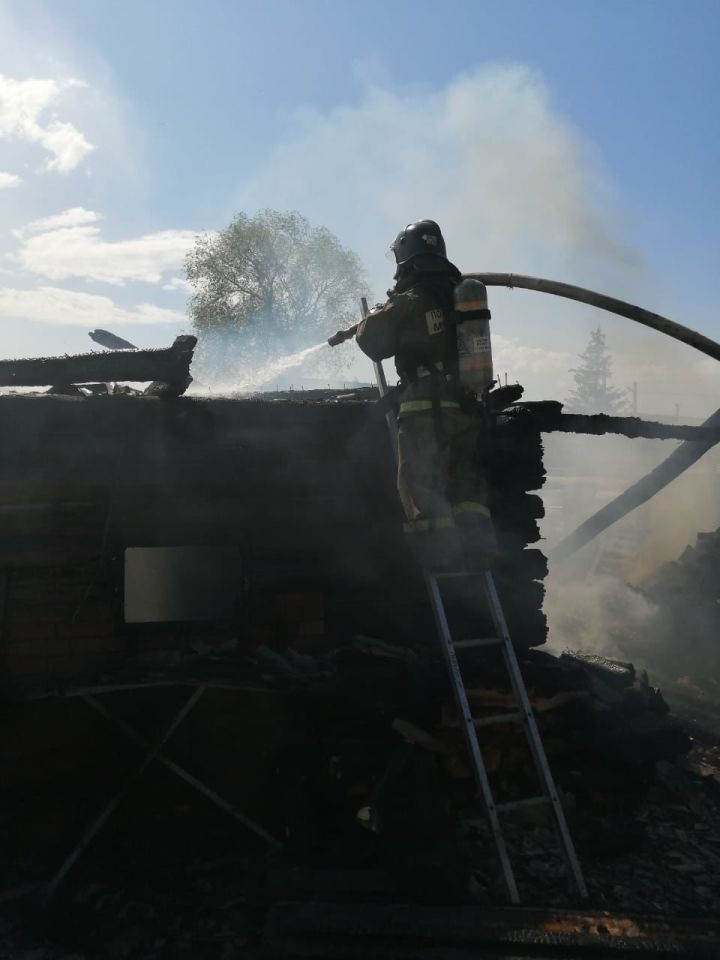 Сегодня в Новошешминске случился пожар