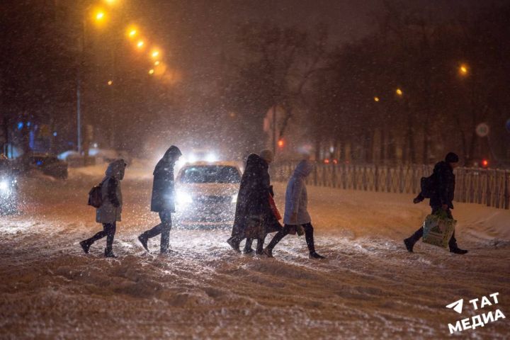 В Татарстане объявлено штормовое предупреждение из-за ледяных дождей и гололеда