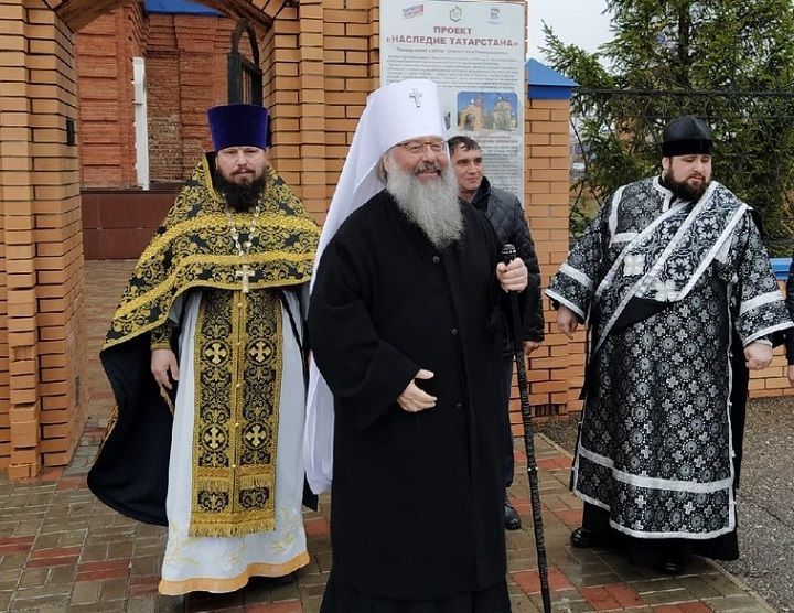 В канун Светлого праздника Пасхи Новошешминский район посетил  глава Татарстанской митрополии  Кирилл