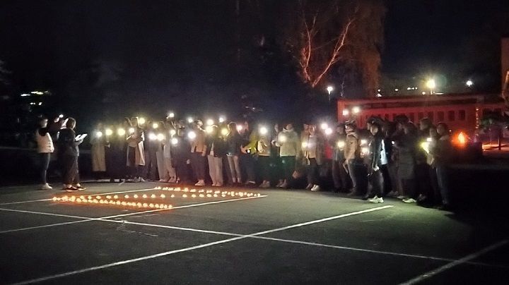 8 мая у мемориала «Вечный огонь» в Новошешминске прошла Международная акция «Свеча памяти»