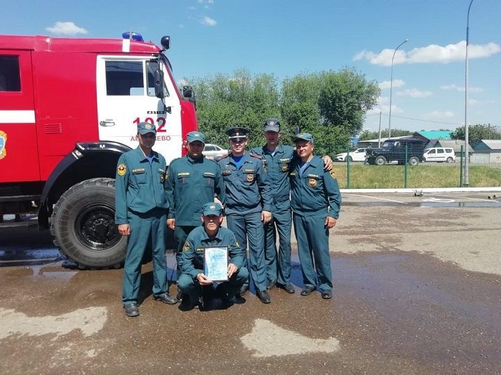 Команда МЧС Новошешминского  района заняла 3 место в профессиональных соревнованиях