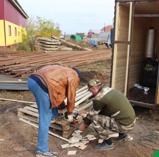 Баня для бойцов СВО