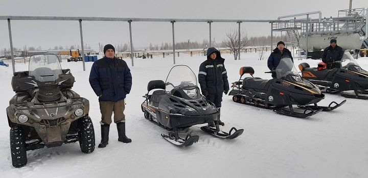 «Троицкнефть» ЯАҖдә кар машиналары техник караулар узган