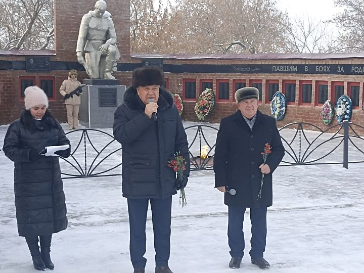 21 февраля в Новошешминске прошел митинг в честь Дня Защитника Отечества