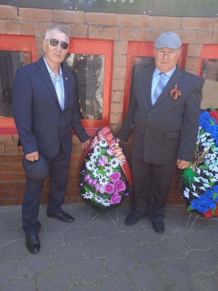 Накануне Дня Победы ветераны Новошешминского ОВД посетили семьи погибших в СВО