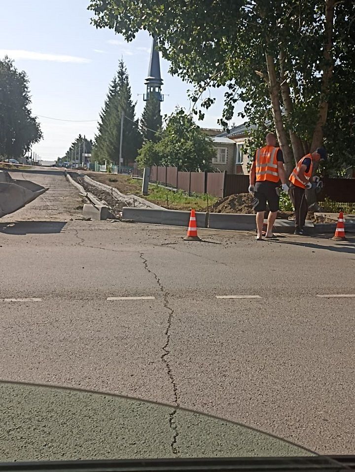 На улице Юности Новошешминска будет тротуар