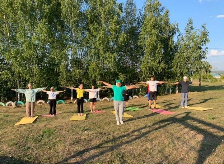 В селе Зиреклы прошло спортивное мероприятие «Зеленый фитнес»