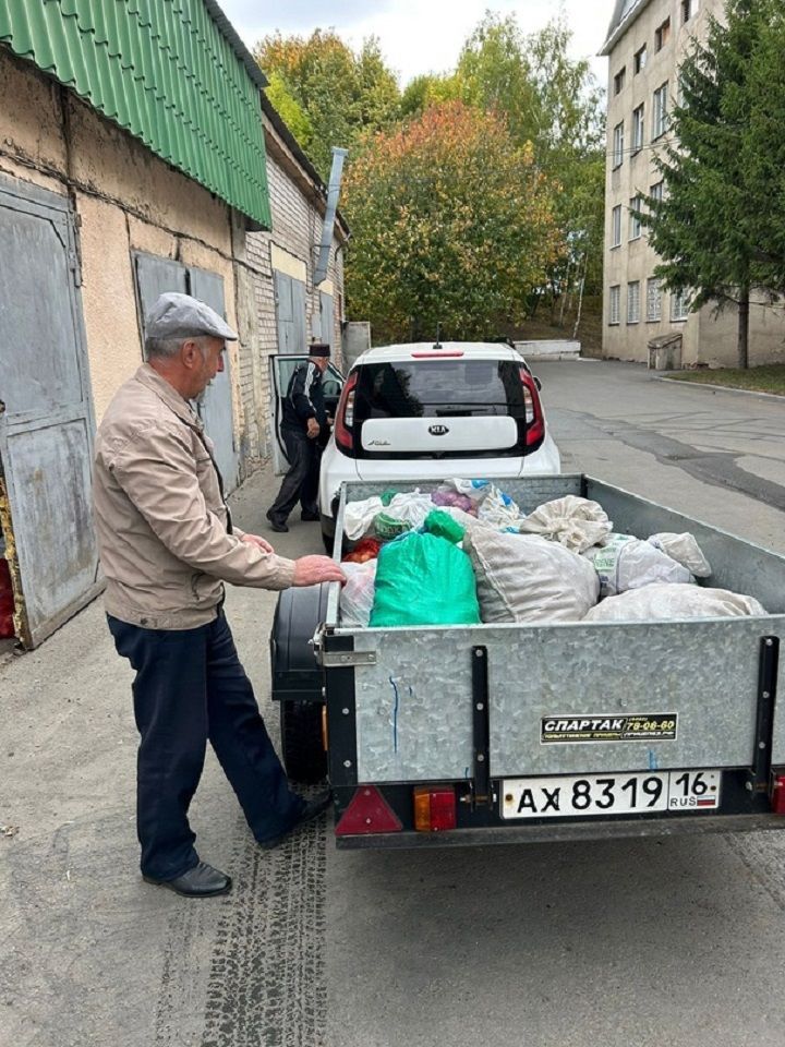 Сульчабашцы активно подключились к сбору гуманитарной помощи