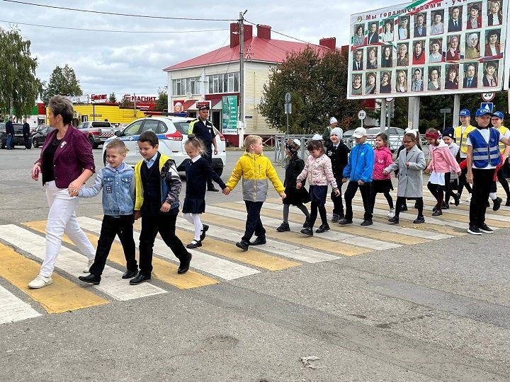 «Безопасный переход»: мероприятие прошло для первоклассников Новошешминской гимназии