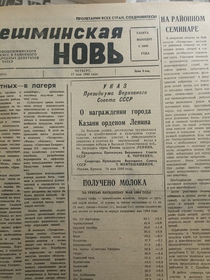 О чем мы писали 40 лет назад