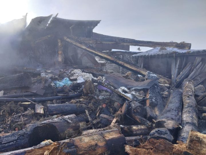 В селе Горшково сгорел жилой дом
