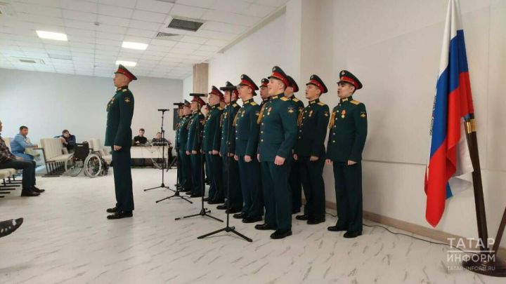 В казанском госпитале перед бойцами СВО состоялся концерт военного оркестра из Санкт-Петербурга