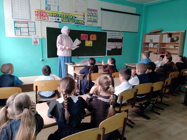 В Шахмайкинском музее прошел экологический час «Наша Земля»