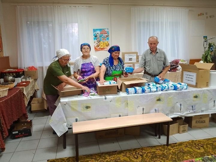 Серебряные волонтеры села Горшково поддержали защитников Отечества