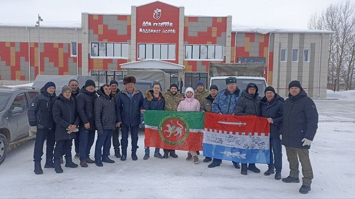 Гуманитарный груз из Новошешминска отправился на передовую