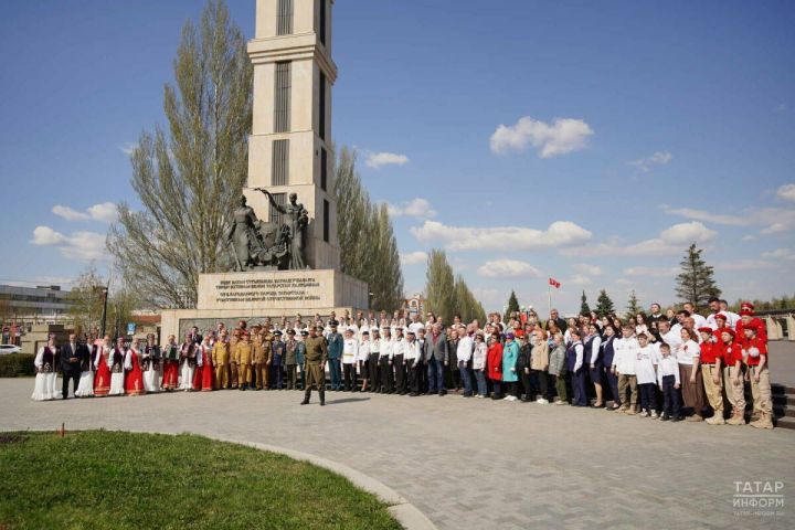 В парке Победы Казани снимают клип на песню «Солдатлар» на двух языках